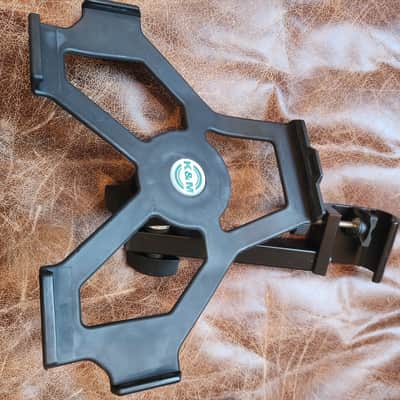 K&M 19722 Clamp-On Mic Stand iPad 2 Holder 2010s - Black image 1
