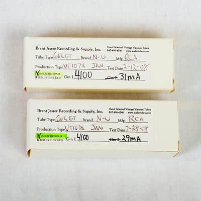 National Union (RCA) 6V6 Power Tubes - Matched Pair image 12