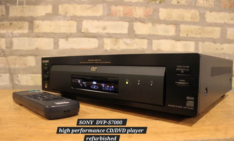 SONY  DVP-S7000 high-performance CD/DVD w/remote $ extra- refurbished image 1