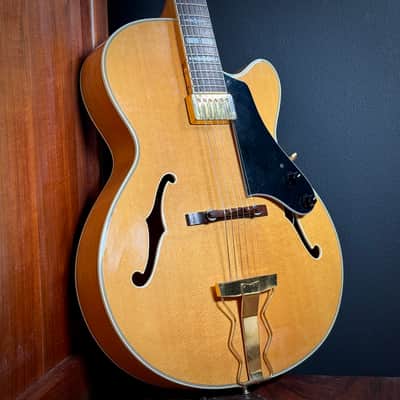 1987 Epiphone NVJ-N Acoustic-Electric Archtop Guitar | Reverb