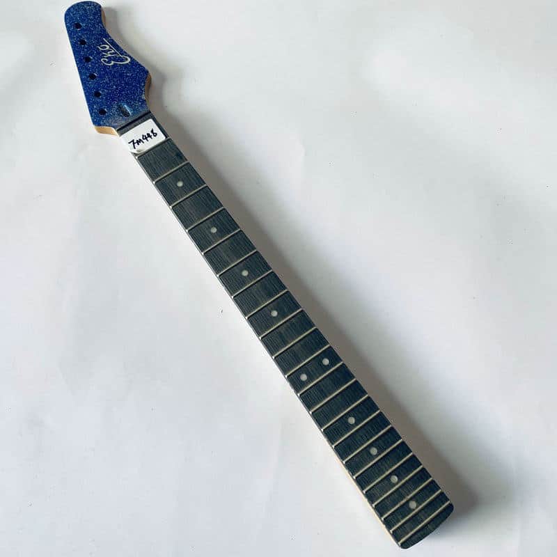 Blue Eko Guitar Maple Wood Strat Style Neck, Rosewood 22 Frets Fingerboard image 1