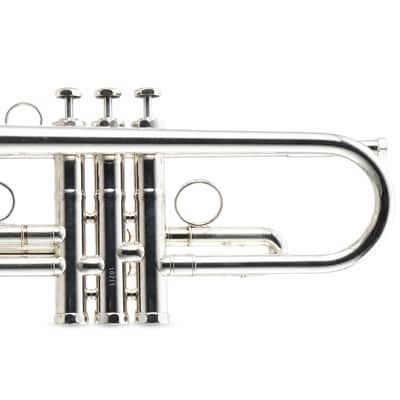 Schagerl JM1-S James Morrison Professional Bb Trumpet in Silver Plate SN 10711 image 10