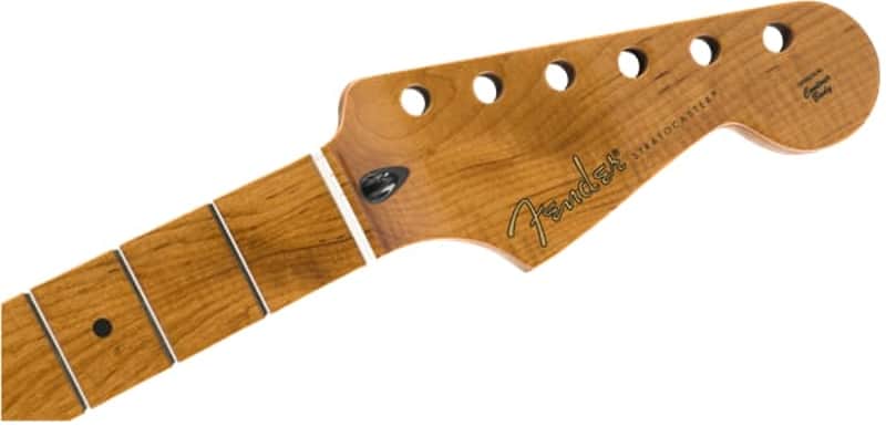 Fender ROASTED MAPLE Strat Neck, 21 Narrow Tall Frets, 9.5" C-Shape image 1