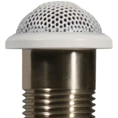 Shure MX395W/BI White Button Mic, BIDirectional, 3-Pin XLR image 9