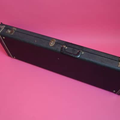 Vintage1960's Fender Jazzmaster / Jaguar Hard Case - Black Tolex -  Pre-CBS Strat image 7