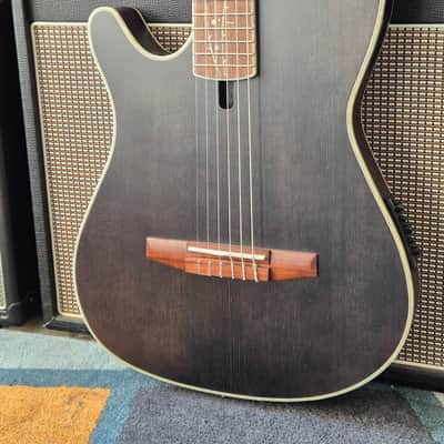 Ibanez TOD10NL-TKF Classic Guitar Left-Handed 2025 - Transparent Black Flat image 3