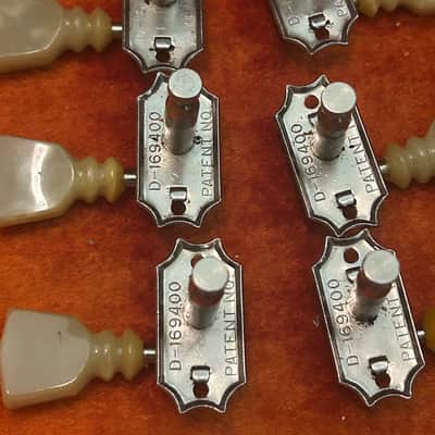 Vintage Kluson Deluxe Single Line Double Ring Tuners Gibson 1960 1961 1962 1963 1964 Les Paul SG 335 - Nickel image 6