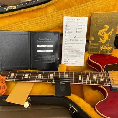 Gibson Custom Shop 64 ES-335,cherry trans gloss,MINT,COA,Orig case,all papers image 2