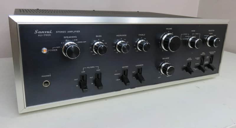 SANSUI AU-7500 INTEGRATED AMPLIFIER ( AMP ) FULLY SERVICED RECAPPED