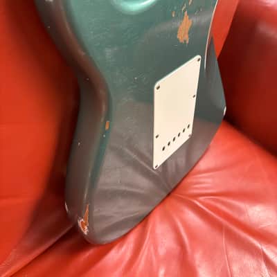 2024 Fender Custom Shop Limited Edition '57 Stratocaster Reissue Relic Faded Sherwood Metallic Green image 14