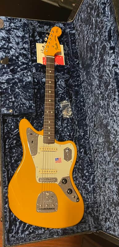 Fender Johnny Marr Signature Jaguar Limited Edition 2022 - Fever Dream Yellow