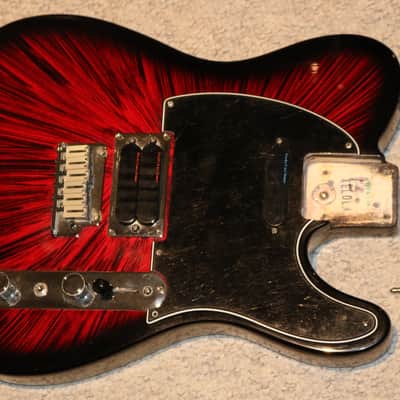 Rare Early 1990s Fender Telecaster Plus Loaded Body - Firestorm Red - NO TARIFFS image 1