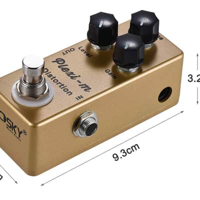 Mosky Audio Plexi-m Guitar Distortion Mini Effect Pedal with True Bypass Switch (Price includes the import duty for US buyer) image 4