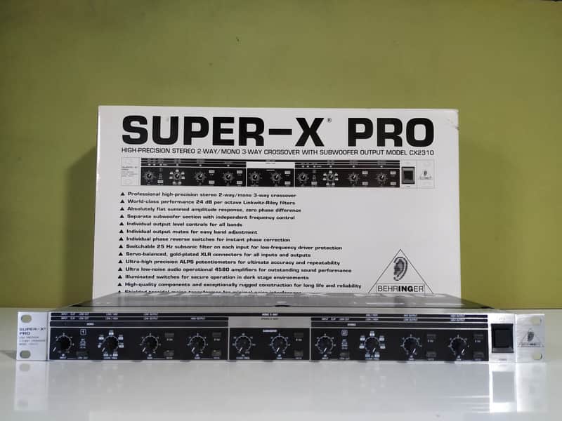 Behringer SUPER-X PRO CX2310 / Filtro activo 2Vias Estéreo image 1