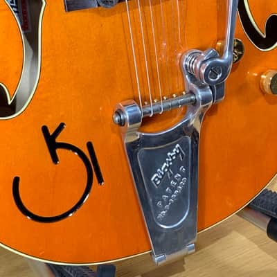 Stunning Gretsch G6120T-55 Vintage Select Edition Bigsby Orange imagen 7
