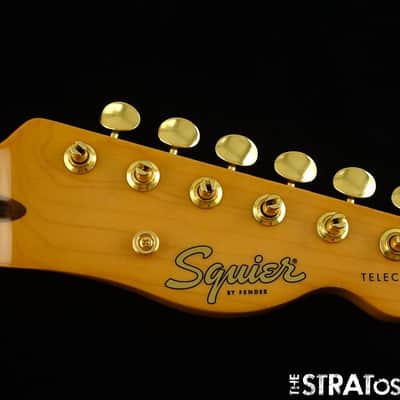 Fender Squier FSR Class Vibe 50s Telecaster NECK & GOLD TUNERS Tele Tinted Maple image 1