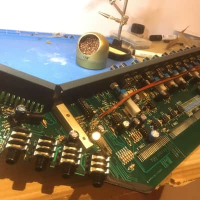 D&R Dayner 32 channels inline, recapped, cleaned, upgraded image 7