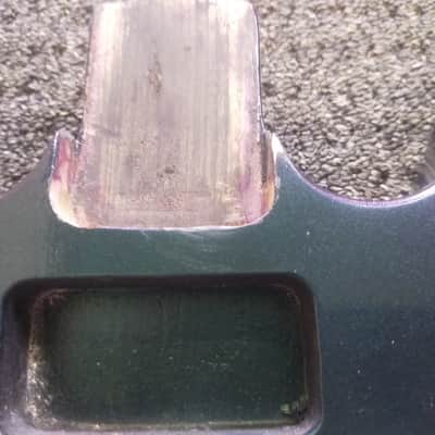 Custom Double Cut Telecaster Style Body  Finished In Colour Shift Ionic image 4