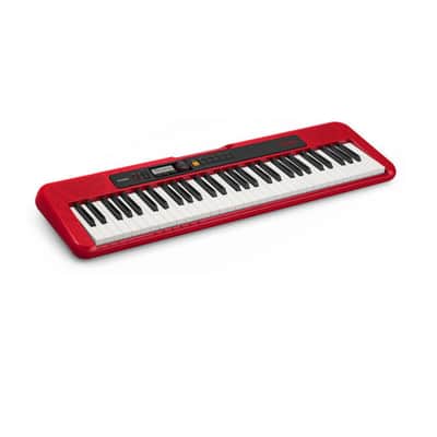 Casio Casiotone CT-S200 61-Key Portable Keyboard (Red) with Stand and Bench image 6