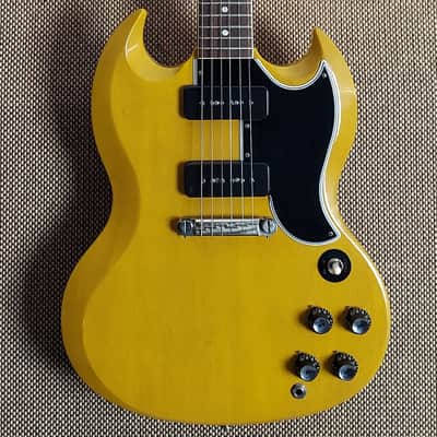 2021 Gibson SG Special VOS Bolivian Bright TV Yellow Finish (40) image 1