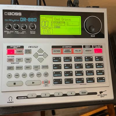 Boss DR-880 Drum Machine with LED Beat Counter