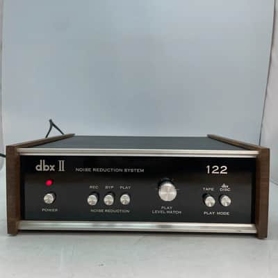 DBX Model 122 Stereo Noise Reduction System w/OG Manual+Box TESTED FOR PARTS image 2