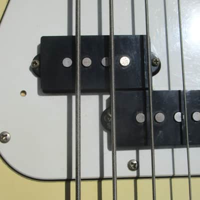 Fender Precision Bass Guitar, 1984-1987, Japan, White Finish, Case image 5