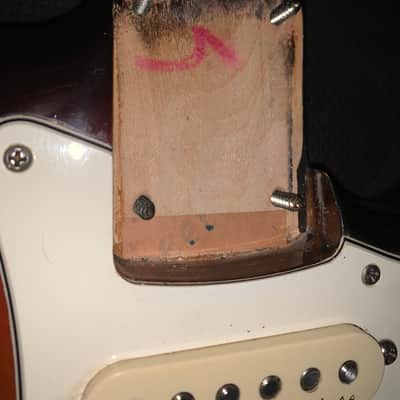 2002 Fender Stratocaster Electric guitar Made in the usa tweed Hardshell case image 19