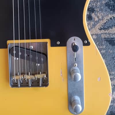 Nash T-52 - Boat V Neck - Lollar Pickups - 2005 - Light Aging Butterscotch Blonde image 6