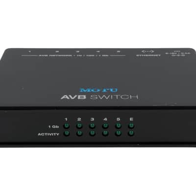 MOTU AVB Switch 5-Port Switch for AVB Audio Interfaces [USED] image 1