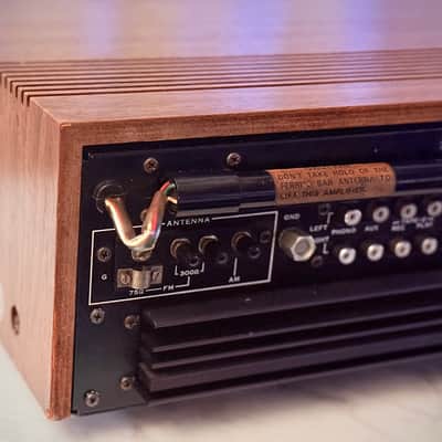 πΆβ¨ Sansui 661 Vintage Stereo Receiver w/ Original Wood Case β Serviced, LED, Cleaned & Tested image 15