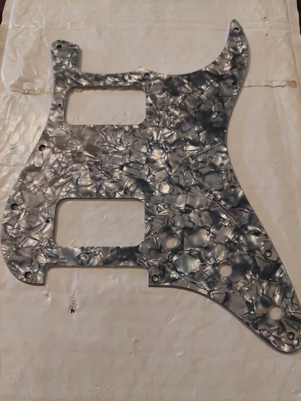Dragon Fire Double Humbucker 5 ply Black Pearl Stratocaster Pickguard image 1