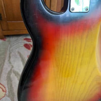 1975 Fender Precision Bass- Sunburst Plays and sounds great! image 8