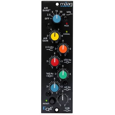 Maag Audio EQ4-500 500 Series 6-Band Equalizer - Black image 1