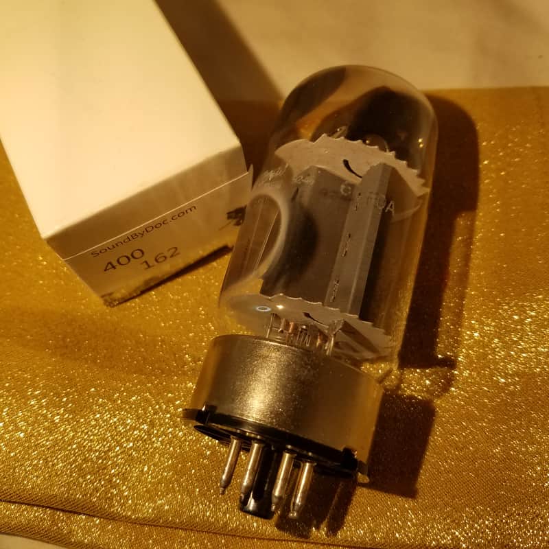 G.E Pair (2) 6550A AT1000 TESTED Vacuum Tubes USED matched pair Beam Power 42 Watt 1970s image 1