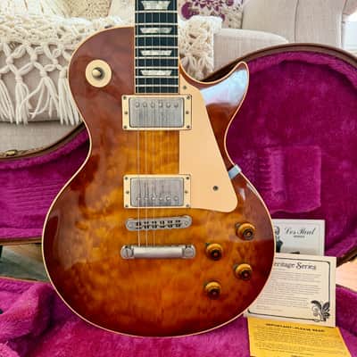 1981 Gibson Heritage Series Les Paul Standard 80 Elite Honey Burst Quilted Maple Top w/OSHC image 19