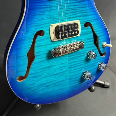 PRS SE Hollowbody I Piezo Electric Guitar Lake Blue Finish w/ Gig Bag image 3