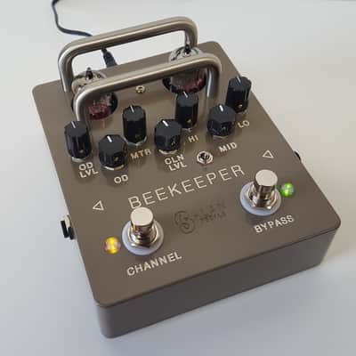 Dual Channel Tube Guitar Preamp Pedal, based on Dumble, high voltage, hand built image 1