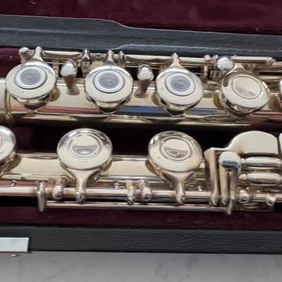 Yamaha YFL-481 Intermediate B-Foot Flute 2010s - Silver image 5
