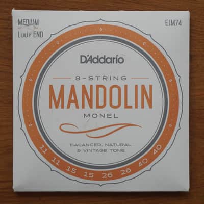 D'Addario EJM74 Monel Medium Mandolin Strings, 11-40 2018 - 2020 - Standard image 2