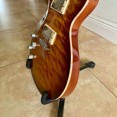 Left Handed Carvin CS6 California Single Cut Carved Top - Quilted Honey Burst Finish image 2