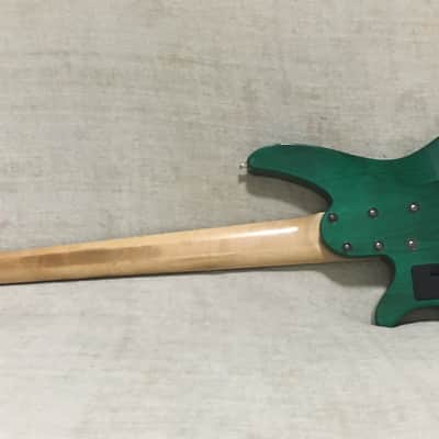 Yamaha RBX 6JM 6 String Bass Guitar John Myung Signature Turquoise Blue Green image 11