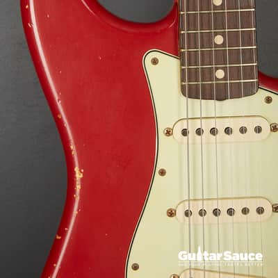 Fender Custom Shop 62 Stratocaster Dakota Red Relic 2007 Used (Cod.1528UG) image 3