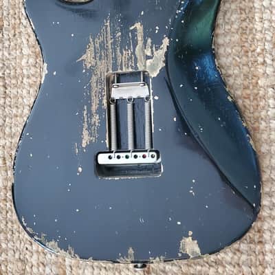 Luxxtone Guitars Choppa S Black Heavy Relic image 3
