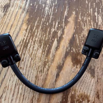 Mogami 2319 10cm Patch Cable with Squareplug SP400 jacks image 1