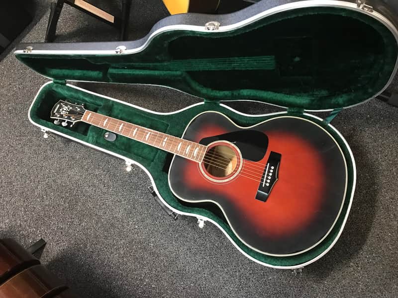 Yamaha FJ-645A rare jumbo body acoustic guitar made in Taiwan in