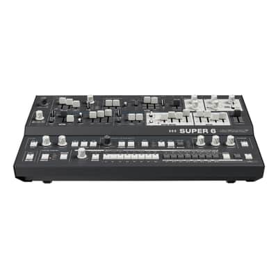 UDO Super 6 Polyphonic Analog Desktop Synthesizer Limited Edition Black image 3
