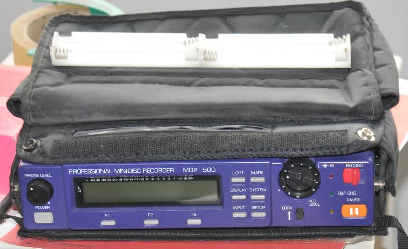 HHB Portadisk MDP 500 early 2000's - purple/black plastic image 1