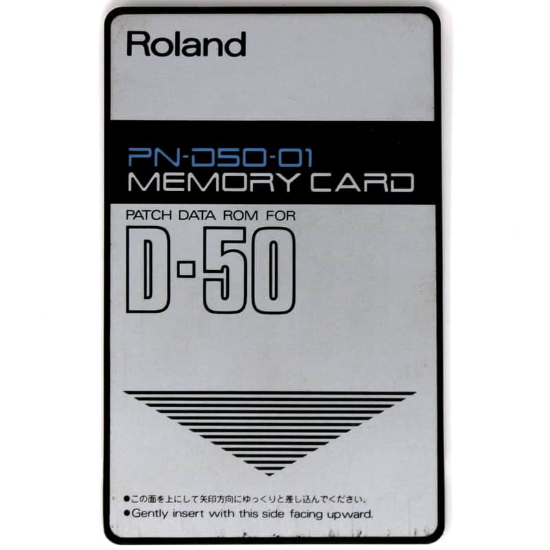 Roland PN-D50-01 Patch Data Rom Card For D-50 D-550 (additional presets) Bild 1