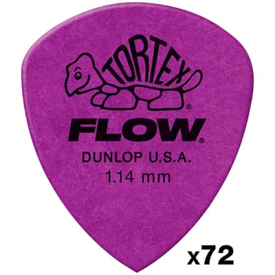 558R114 Tortex Flow Standard 1,14 mm Sachet de 72 Dunlop image 1